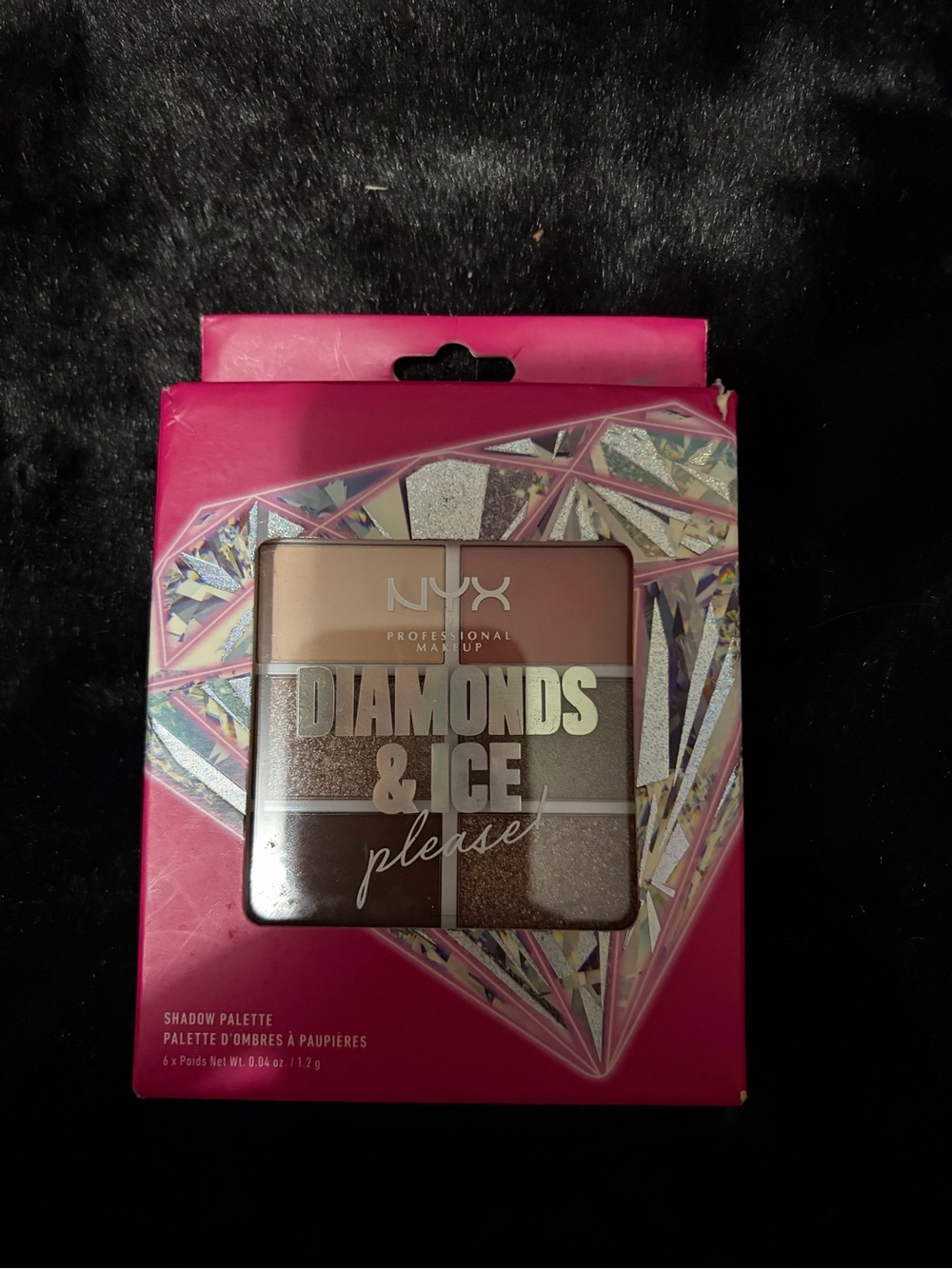 NYX Diamonds & Ice Please Eyeshadow Palette - Pink Packaging NWT